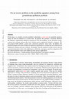 Research paper thumbnail of Tikhonov regularization method for an inverse problem in the parabolic equation arising from groundwater pollution problem