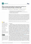 Research paper thumbnail of Effect of Finite-Sized Optical Components and Pixels on Light-Field Imaging through Correlated Light