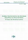 Research paper thumbnail of Análise cientométrica da atividade científica na área de solos: o caso da América Latina