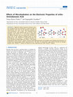 Research paper thumbnail of Effects of Microhydration on the Electronic Properties of ortho -Aminobenzoic Acid