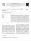 Research paper thumbnail of Investigation of residual stress distribution in a rail head