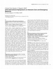 Research paper thumbnail of Maximal barrier precautions, intensivist supervision, and catheter-related bloodstream infections