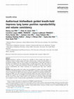 Research paper thumbnail of Audiovisual biofeedback guided breath-hold improves lung tumor position reproducibility and volume consistency