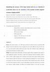 Research paper thumbnail of Quantifying the accuracy of the tumor motion and area as a function of acceleration factor for the simulation of the dynamic keyhole magnetic resonance imaging method