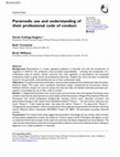 Research paper thumbnail of Paramedic use and understanding of their professional code of conduct