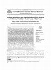 Research paper thumbnail of Sidewalk Accessibility and Pedestrian Safety among Students with Physical Disability in the University of Cape Coast