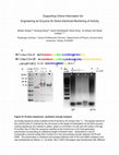 Research paper thumbnail of Engineering an Enzyme for Direct Electrical Monitoring of Activity