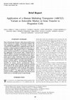 Research paper thumbnail of Application of a Human Multidrug Transporter (ABCG2) Variant as Selectable Marker in Gene Transfer to Progenitor Cells