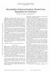 Research paper thumbnail of Microbubbles Enhanced Synthetic Phorbol Ester Degradation By Ozonolysis