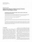 Research paper thumbnail of Multiattribute Response of Maize Genotypes Tested in Different Coastal Regions of Brazil