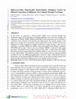 Research paper thumbnail of Radio-over-Fiber Dual-Parallel Mach–Zehnder modulator system for photonic generation of Millimeter-Wave signals through two stages