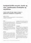 Research paper thumbnail of Styrkjandi forliðir sum grót-, hunda- og steyr- í grótføroyskur, hundasjúkur og steyrblindur / Uptoner prefixes like grót-, hunda- and steyr- in grótføroyskur, hundasjúkur and steyrblindur