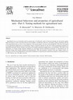 Research paper thumbnail of Mechanical behaviour and properties of agricultural nets—Part I: Testing methods for agricultural nets