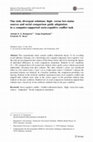 Research paper thumbnail of One task, divergent solutions: high- versus low-status sources and social comparison guide adaptation in a computer-supported socio-cognitive conflict task