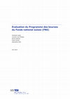 Research paper thumbnail of Evaluation du Programme des bourses du Fonds national suisse (FNS)