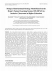 Research paper thumbnail of Design of Instructional Strategy Model Based on the Brain's Natural Learning System (MS-SiPAO) in Inclusive Classrooms in Higher Education