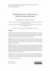 Research paper thumbnail of Identifying teachers’ competencies in Finnish vocational education