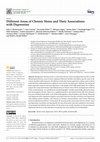 Research paper thumbnail of Different Areas of Chronic Stress and Their Associations with Depression