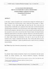 Research paper thumbnail of AN ANALYSIS OF PHENOMENOLOGY: THE WAY TO OVERCOME CLASSICAL DICHOTOMIES * [Geleneksel İkiliklerin Aşılmasının Yolu Olarak