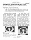 Research paper thumbnail of Sudden Respiratory Failure in a Patient with Cushing`s Syndrome