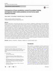 Research paper thumbnail of Consequences of prey exoskeleton content for predator feeding and digestion: black widow predation on larval versus adult mealworm beetles