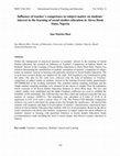 Research paper thumbnail of Influence of teacher´s competence in subject matter on students´ interest in the learning of social studies education in Akwa Ibom State, Nigeria