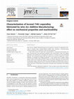 Research paper thumbnail of Characterization of Inconel 718® superalloy fabricated by wire Arc Additive Manufacturing: effect on mechanical properties and machinability