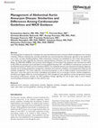 Research paper thumbnail of Management of Abdominal Aortic Aneurysm Disease: Similarities and Differences Among Cardiovascular Guidelines and NICE Guidance