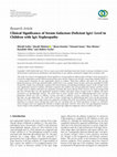 Research paper thumbnail of Clinical Significance of Serum Galactose-Deficient IgA1 Level in Children with IgA Nephropathy