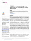 Research paper thumbnail of Evaluation of the articular cartilage in the knees of rats with induced arthritis treated with curcumin