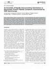 Research paper thumbnail of An Ensemble of Rapidly Interconverting Orientations in Electrostatic Protein-Peptide Complexes Characterized by NMR Spectroscopy