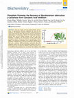 Research paper thumbnail of Phosphate Promotes the Recovery of Mycobacterium tuberculosis β-Lactamase from Clavulanic Acid Inhibition