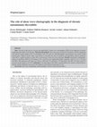 Research paper thumbnail of The role of shear wave elastography in the diagnosis of chronic autoimmune thyroiditis