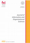 Research paper thumbnail of JIOS Journal of Information and Organizational Sciences Editor Editorial Board Publishing Board