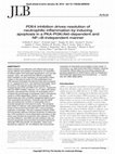 Research paper thumbnail of PDE4 inhibition drives resolution of neutrophilic inflammation by inducing apoptosis in a PKA-PI3K/Akt-dependent and NF-κB-independent manner