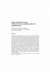 Research paper thumbnail of Shape recognition for ships: World War I naval camouflage under the magnifying glass