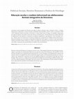 Research paper thumbnail of Educação escolar e conduta infracional em adolescentes: revisão integrativa da literatura