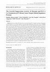 Research paper thumbnail of The Growth Suppression Activity of Diosmin and PGV-1 Co-Treatment on 4T1 Breast Cancer Targets Mitotic Regulatory Proteins