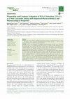 Research paper thumbnail of Preparation and Cytotoxic Evaluation of PGV-1 Derivative, CCA-1.1, as a New Curcumin Analog with Improved-Physicochemical and Pharmacological Properties