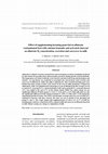 Research paper thumbnail of Effect of supplementing lactating goats fed on aflatoxin contaminated feed with calcium bentonite and activated charcoal on aflatoxin M1 concentration, excretion and carryover in milk