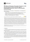 Research paper thumbnail of The Effect of Elements of Secondary Structures on the Wear Resistance of Steel in Friction against Experimental Aluminum Alloys for Monometallic Journal Bearings