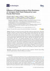 Research paper thumbnail of Influence of Postprocessing on Wear Resistance of Aerospace Steel Parts Produced by Laser Powder Bed Fusion