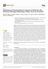 Research paper thumbnail of Elemental and Thermochemical Analyses of Materials after Electrical Discharge Machining in Water: Focus on Ni and Zn