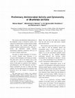 Research paper thumbnail of Preliminary Antimicrobial Activity and Cytotoxicity of <i>Brunfelsia latifolia</i>