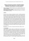 Research paper thumbnail of Impact of geometric parameters and inlet boundary conditions on the behavior of a cyclone separator