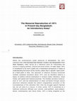 Research paper thumbnail of The Memorial Reproduction of 1971 in Present-day Bangladesh: An Introductory Essay