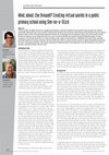 Research paper thumbnail of What about the firewall? Creating virtual worlds in a public primary school using Sim-on-a-Stick