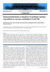 Research paper thumbnail of Immunoinformatic evaluation of multiple epitope ensembles as vaccine candidates: E coli 536