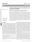 Research paper thumbnail of The origin of off-resonance non-linear optical activity of a gold chiral nanomaterial