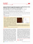 Research paper thumbnail of Induced Chirality through Electromagnetic Coupling between Chiral Molecular Layers and Plasmonic Nanostructures